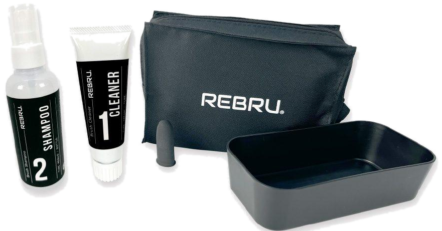 REBRU クリーナーメンテナンスキット（シャンプー・クリーナー・ポーチ・トレイ）